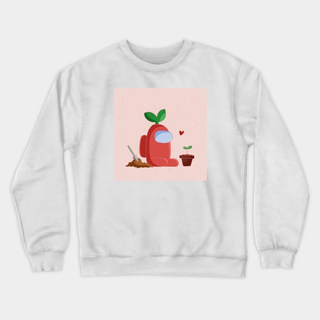 PLANTING TREES Crewneck Sweatshirt by Nevervand